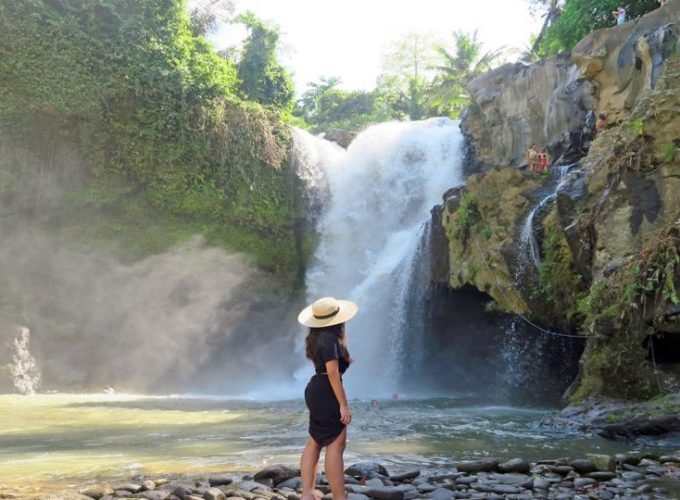 Best Bali Waterfall Elephant Cave and Rice Fields